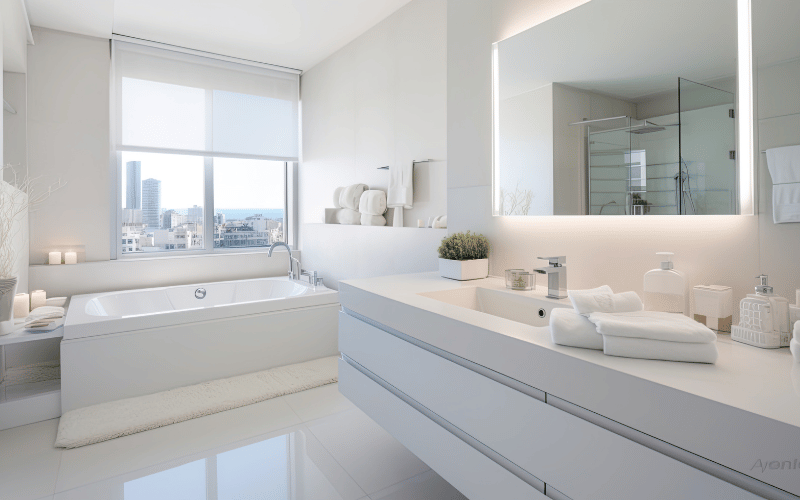 Installation meuble vasque salle de bain